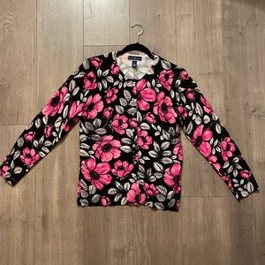 Karen Scott, Floral pattern cardigan